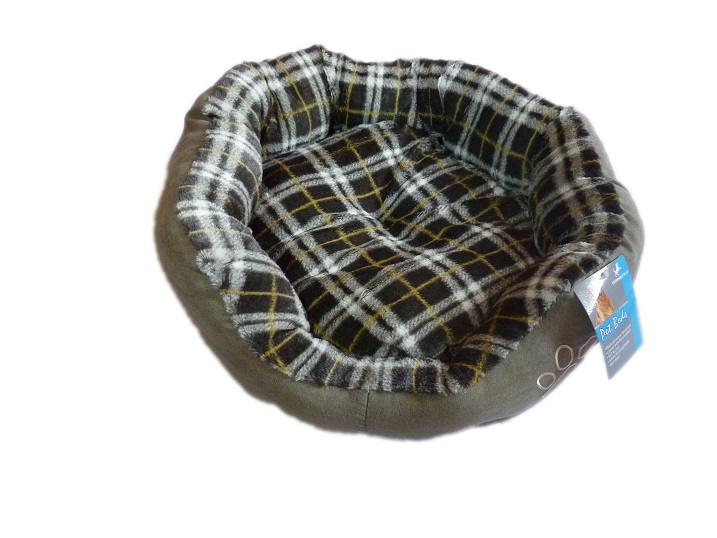 Šedý pelíšek pro psa - 45x40 cm