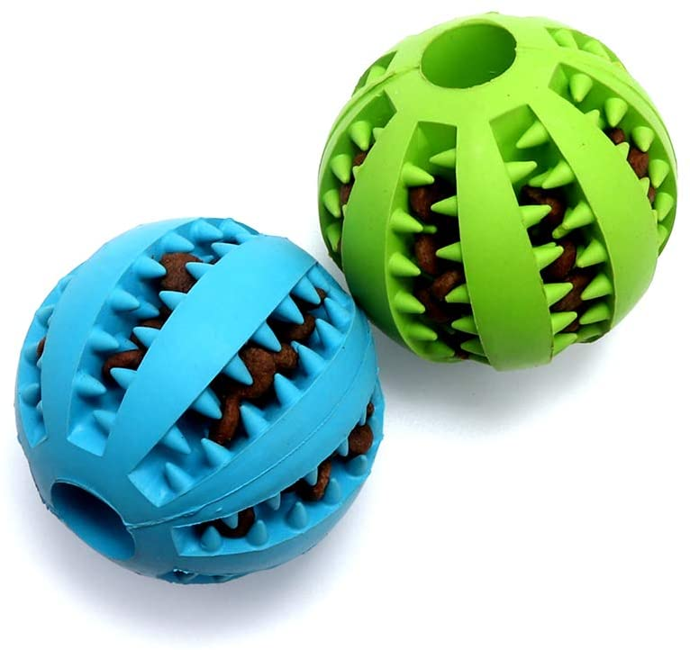 Zelený gumový míček 8 cm